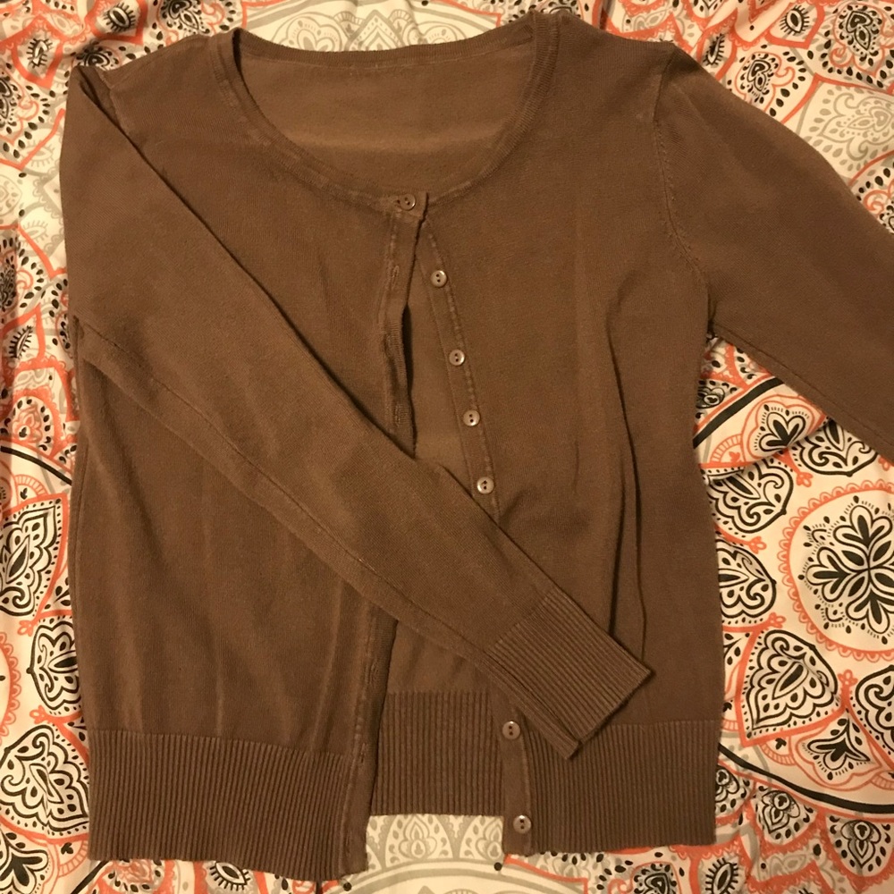 Tan Cardigan